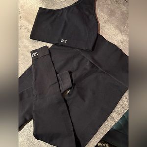 SET ACTIVE SCULPT FLEX LEGGING & ONE SHOULDER BRA SIZE S